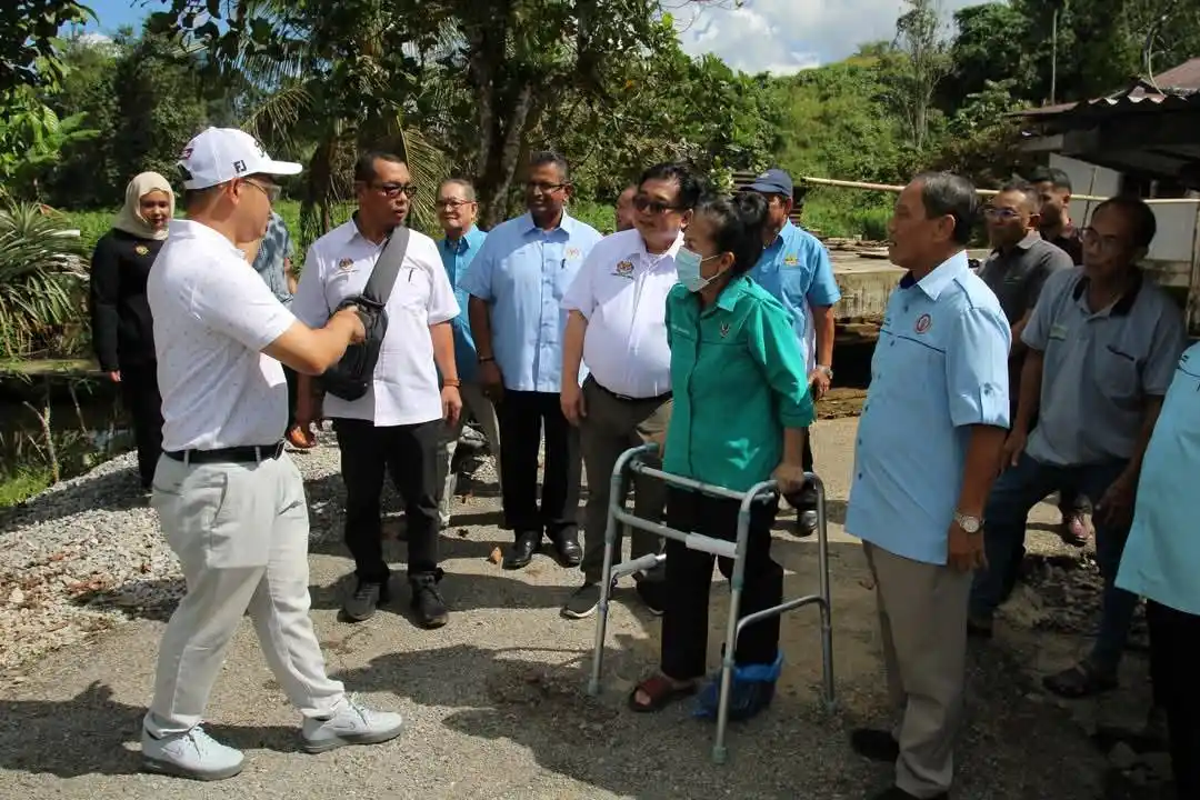 Lawatan Tapak Program Santuni MADANI di Kampung Quop, Sarawak