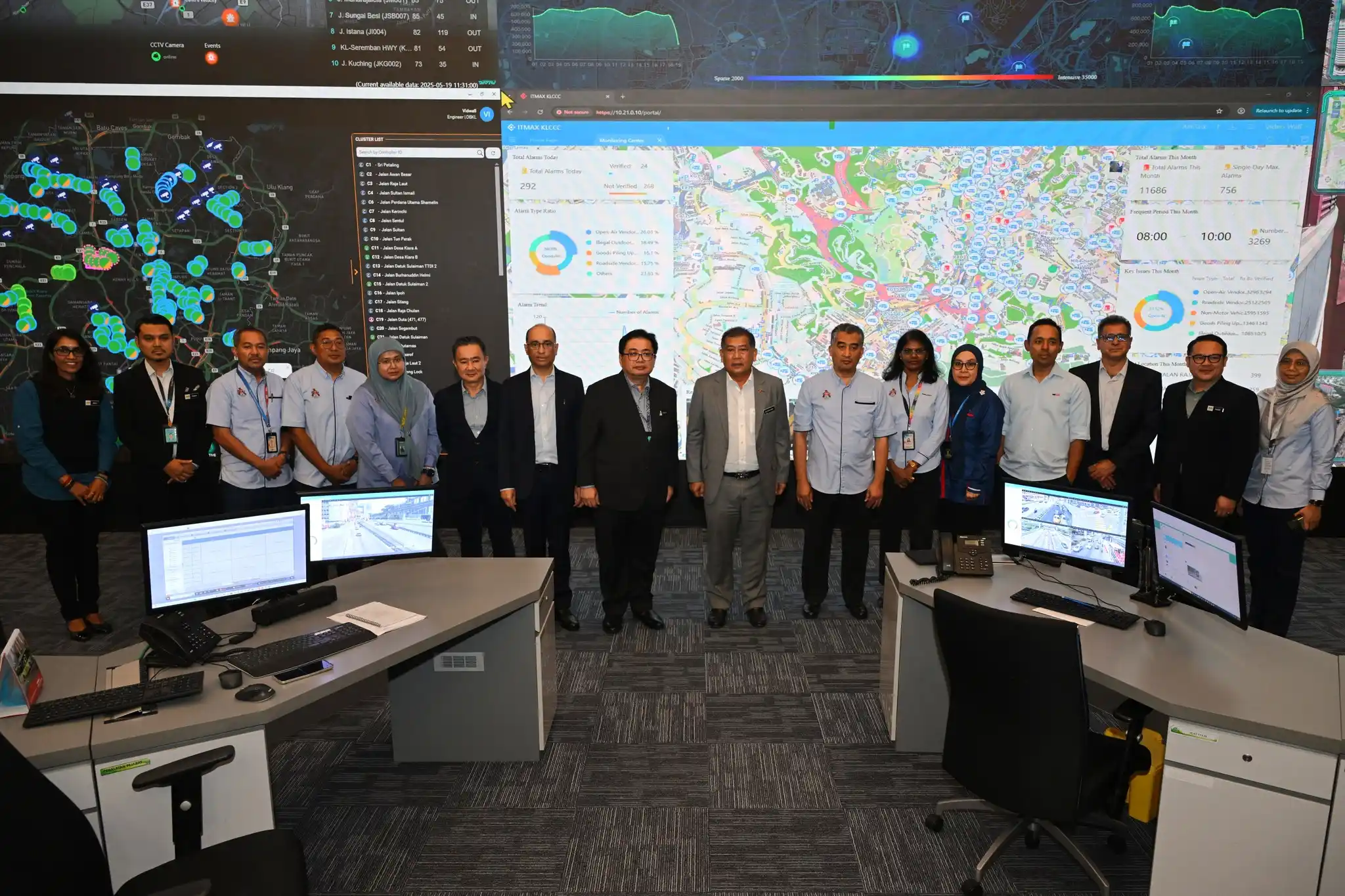 Lawatan Kerja ke Kuala Lumpur Command and Control Centre (KLCCC)  